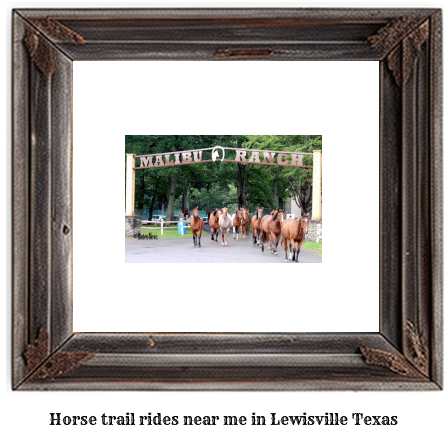 horse trail rides near me in Lewisville, Texas